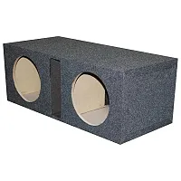  Bass10  Empty Woofer Box Qpower; (2)10&quot;; Slot Ported