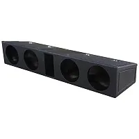 Qpower 4 Hole 8&quot; Ported Woofer Box For 2009-2020 Ford F150 Supercrew / 2017-2020