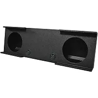 Qpower Bomb 07-13 Gmc Dual 10&quot; Woofer Box Under Seat Downfire