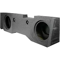 Qpower Dual 10&quot; 2014-Current  Gm/Chevy Crew Cab Woofer Box Bed L