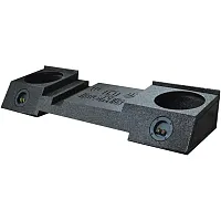 Qpower Dual 10&quot; Box For Gmc Avalanche Bomb Under Seat Downfire