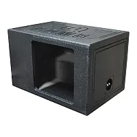 Qpower Single 12&quot; Bomb Boxsquare Ported Square Woofer Opening