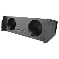 Qpower Bomb Dual 12&quot; Woofer Box 2007-2014 Chevy Tahoe 3Rd Row Ve