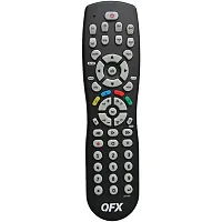Qfx Rem-8 8-Device Universal Remote With Glow-In-The-Dark Buttons, Black