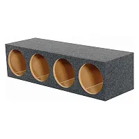 Qpower 12&quot; 4 Hole Empty Box 1&quot; Mdf