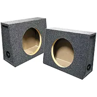Qpower Single 12&quot; Behind Seat Truck Heavy Duty Boxes Sold In Pairs
