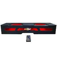 Qpower Qluxe Dual 10??? Vented With Rgb Led Illumination Chevy 2007-2013 Crew Ca