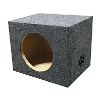 Empty Woofer Box 10&quot; Square Qpower