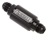 RUSSELL/EDEL 650133 Fuel Filter #6 Male Blk