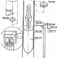 RIECO-TITAN 993070 Pin Gear Drive