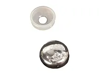 RV DESIGNER H607 14Pk Finish Caps- Chrome