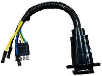 RV DESIGNER TC520 4-Way Flat To 7-Way Rv Socket Adapt