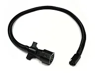 RV PIGTAILS 40015 7Way To 6Way Pigtail Blk