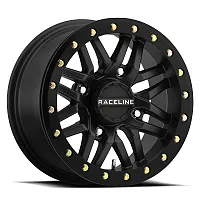 RACELINE 91B5705652 Bl Ryno Black W/Black Ring 15X7