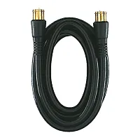 Rca Vh603Rv1 Rg6 Coaxial Cable With F-Connectors (3 Ft.; Black)