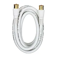 Rca Vh606Whr Rg6 Coaxial Cable With F-Connectors (6 Ft.; White)