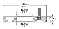 REVOLUTION 1005100HAA 5X100 M20 56.1 M12 1.25