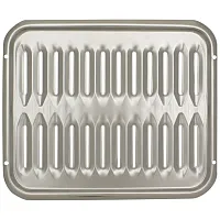 Range Kleen Bp100 13-In. X 16-In. 2-Piece Porcelain Broiler Pan With Chrome Gril