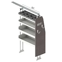 ROLACASE RSMRSGEPA Van Shelving General Bin Package