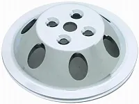 RACING POWER R9478POL Polished Aluminum Sb Chevy V8 Singl