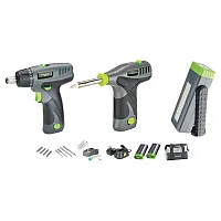 Genesis Gl0831Ck2 8-Volt Li-Ion 3-Piece Cordless Tool Kit With Screwdriver, Sold