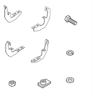 RAPTOR RB0101BK Running Board Mount Kit