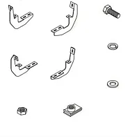 RAPTOR RB0700BK Running Board Mount Kit