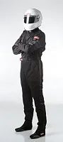 RACEQUIP 110002 Sfi-1 1-L Suit Black Sma