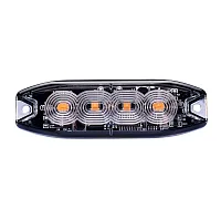 RACESPORT LT 3020BSP White-Amber Strobe Pro Series 4-Led
