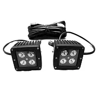 RACESPORT LT BO3X3 Blacked Out Series 3X3 Led Auxilia
