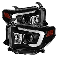 SPYDER 5080158 Proj Headlights Light Bar Drl Black