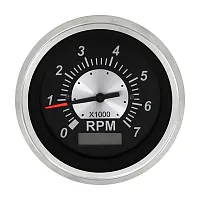 SIERRAMARINE 67364P Tach 7K/Hourmeter Black Sterling 3