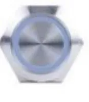 SIERRAMARINE AV10120B Push Button Switch Blue Halo