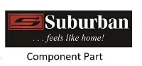 SUBURBAN MFG 140304 Knob Top Burner Nickel