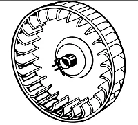 SUBURBAN MFG 350208 Wheel Comb Air