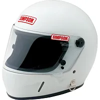 SIMPSON RACE 2130001 Vygr Autogrph Helmet Whit