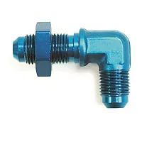 SPEEDFX 560433 -4An 90 Degree Bulkhead Flare - Blu