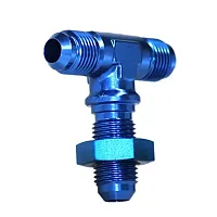 SPEEDFX 560634 -6An Blu Bulkhead Flare Tee