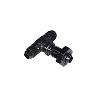 SPEEDFX 560634BK -6An Blk Bulkhead Flare Tee