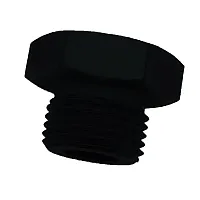 SPEEDFX 560814BK -8An Blk St Thrd(O-Ring) Plg