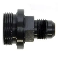 SPEEDFX 574068BK -6An X 7/8&#039;-20 Blk Holley Carb Adp