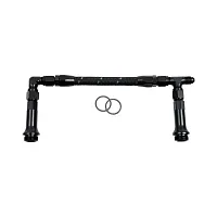 SPEEDFX 575108BK -8An Bk Dual Inlet Holley Ultra Hp