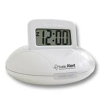 Sonic Alert Sonic Shaker Sbp200 Vibrating Travel Alarm Clock | White Sbp200