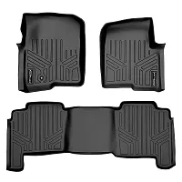 Smartliner Front/2Nd Row Floor Mats For '04-'08 Ford F-150 Supercrew/ '06-'08 Li