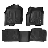 Smartliner Floor Liners Front/2Nd Row 2001 - 2007 Silverado/Sierra Ext Extended 