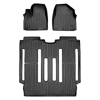 Smartliner Floor Liners Front/2Nd Row 2015-2021 Kia Sedona - 8 Passenger Model (