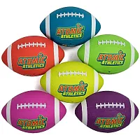 6 Regulation Size Neon Footballs SBAL-411