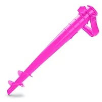 Plastic Beach Umbrella Sand Anchor, Pink SBUM-305