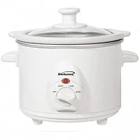 Brentwood 1.5 QT Slow Cooker in White