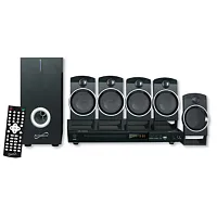 Supersonic 5.1 Channel DVD Home Theater System with USB Input and Karaoke Functi